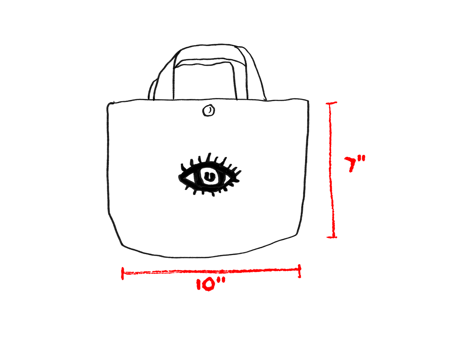 DEERDANA Eye Tiny Tote