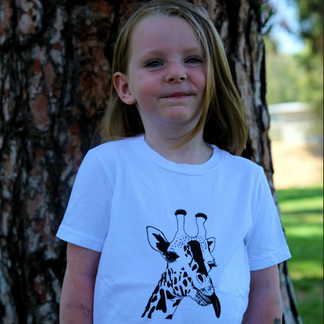 Giraffe Kid Tee
