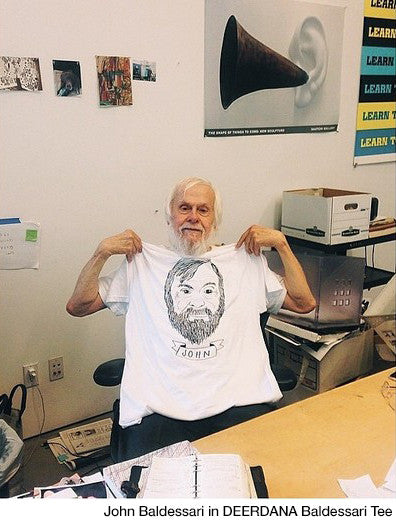 John Baldessari in DEERDANA Baldessari Tee