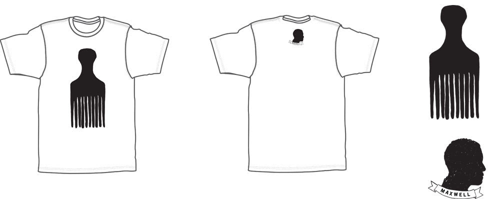Maxwell Tour Shirt for World Winter Warm Up Tour, 2012