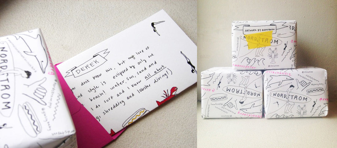 Nordstrom Pop-in Wrapping Paper, 2014