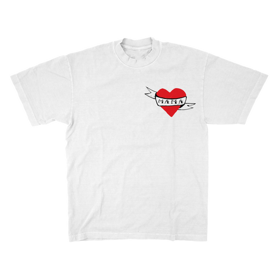 Mama Heart Tattoo Tee (White)