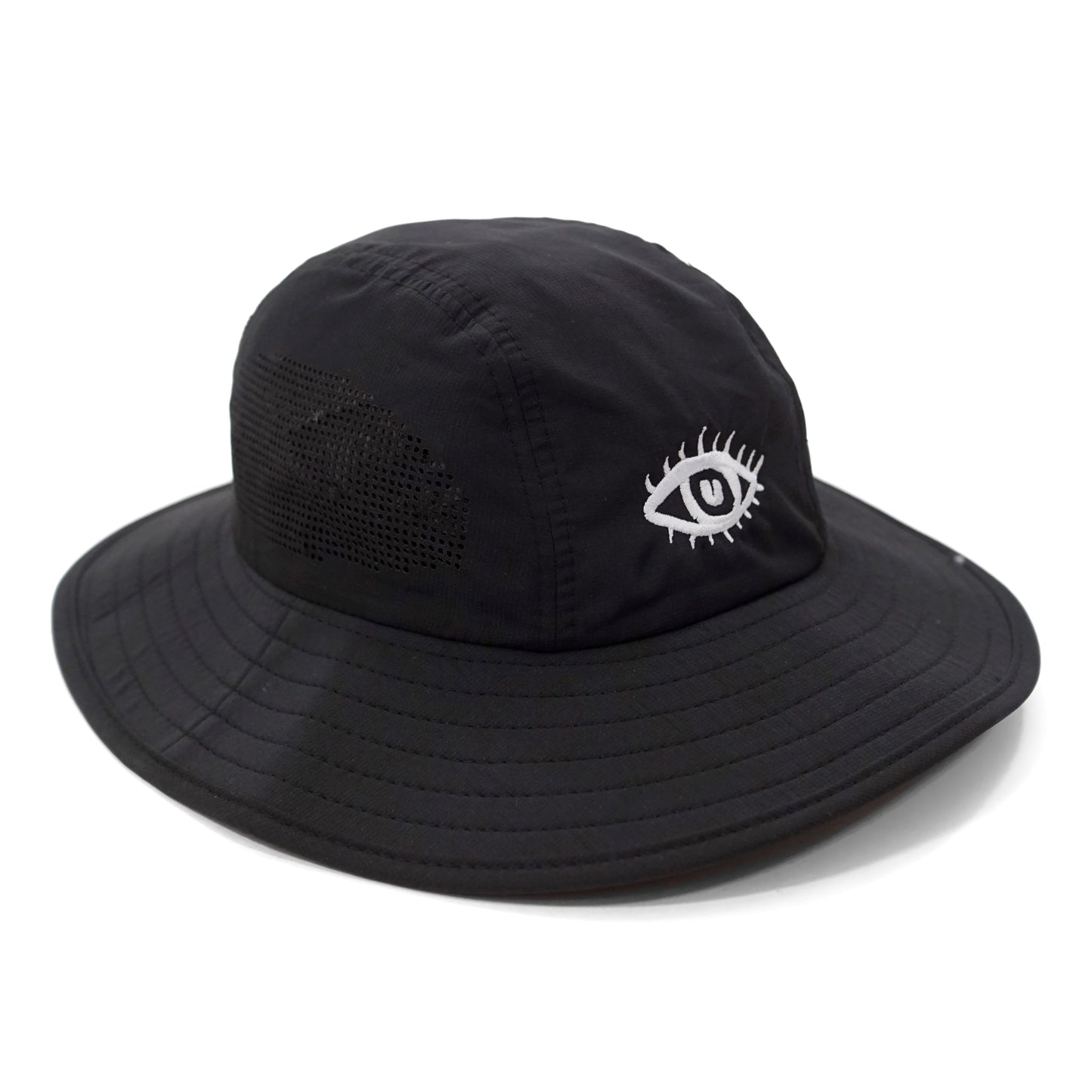 Eye Logo Black Hiking Hat – DEERDANA