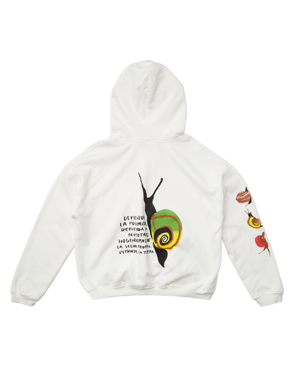 DEERDANA x Animalia Polymita Snails Cropped Hoodie