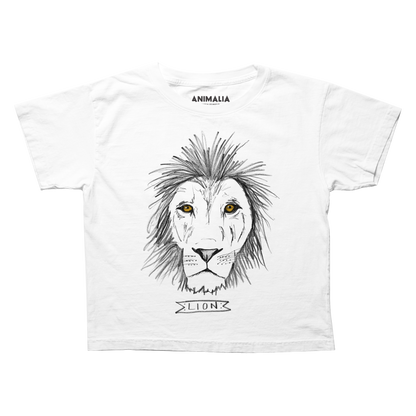 Skai Jackson x Animalia Boxy Cropped Lion Tee