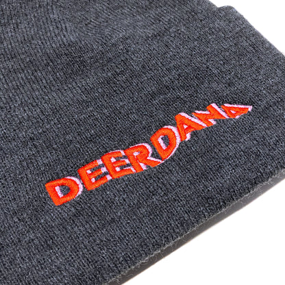 DEERDANA Banner Logo Beanie - Dark Gray