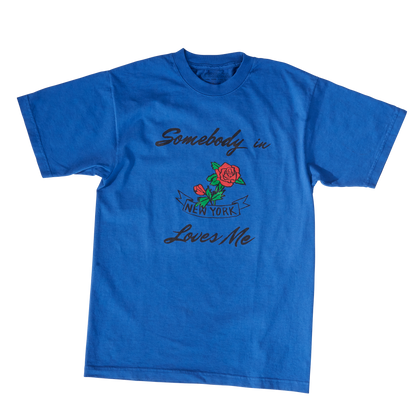 Somebody in New York Loves Me Tee (Blue)