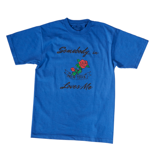 Somebody in New York Loves Me Tee (Blue)
