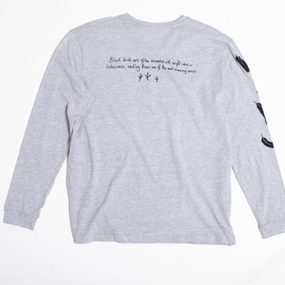 BlackAFinStem x Animalia Blackbird Long Sleeve Tee